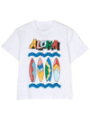 Kids Graphic Print T Shirt TU8S01 Z0434 100 - STELLA MCCARTNEY - BALAAN 2