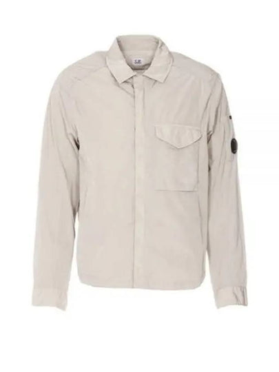 Men's Chrome R Over Shirt Zip Up Jacket Grey - CP COMPANY - BALAAN 2