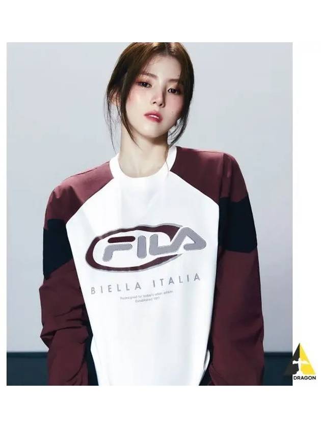 Color block woven sweatshirt FS2POG3105XWIN - FILA - BALAAN 1