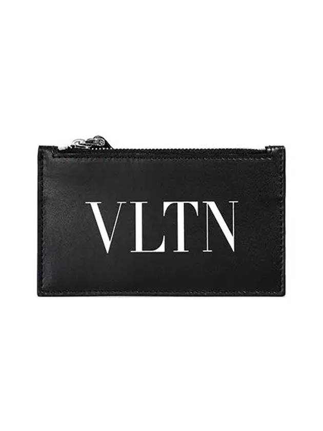 Men's VLTN Card Wallet Black - VALENTINO - BALAAN 2