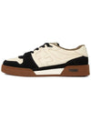 Match FF Logo Low Top Sneakers Black - FENDI - BALAAN 5