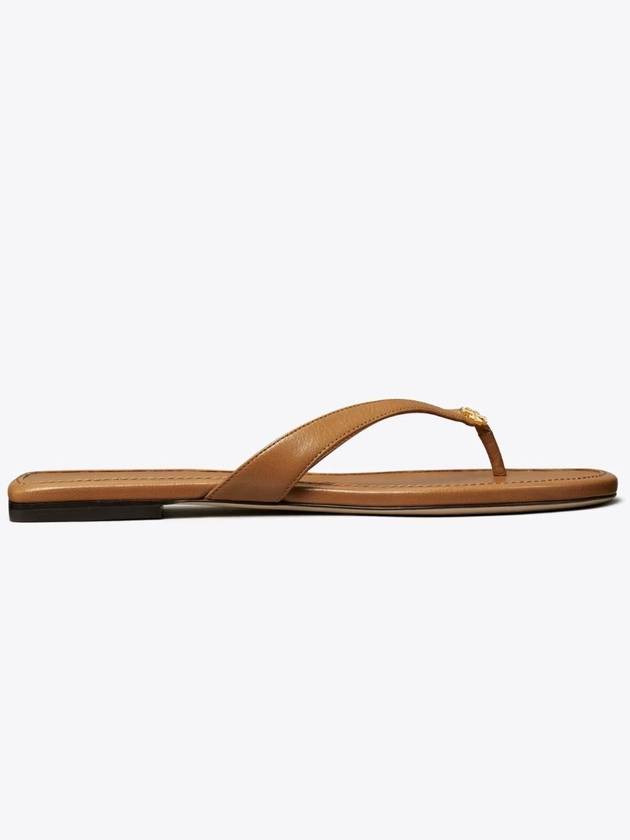 tongue strap leather flip flops - TORY BURCH - BALAAN 2