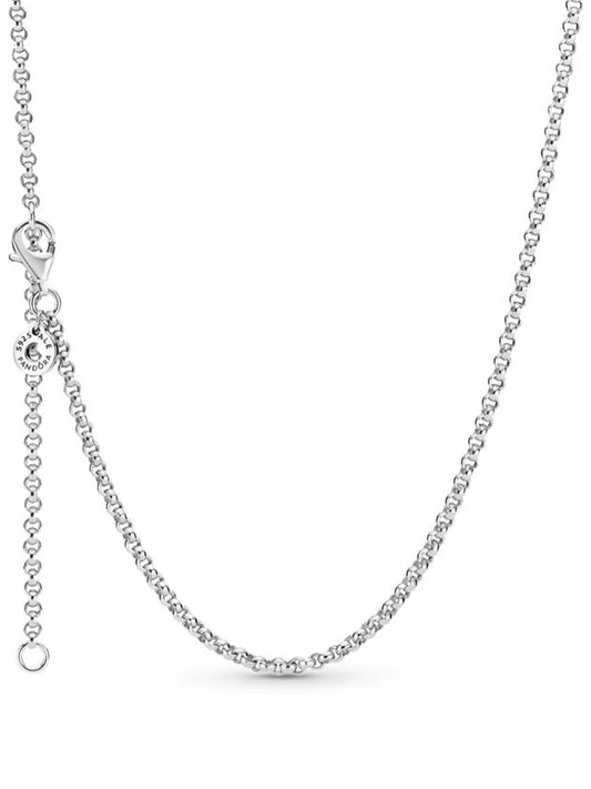 Rolo Chain 60cm Necklace Silver - PANDORA - BALAAN.