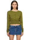 Bea Cropped Cardigan Sage Green - VIVIENNE WESTWOOD - BALAAN 2