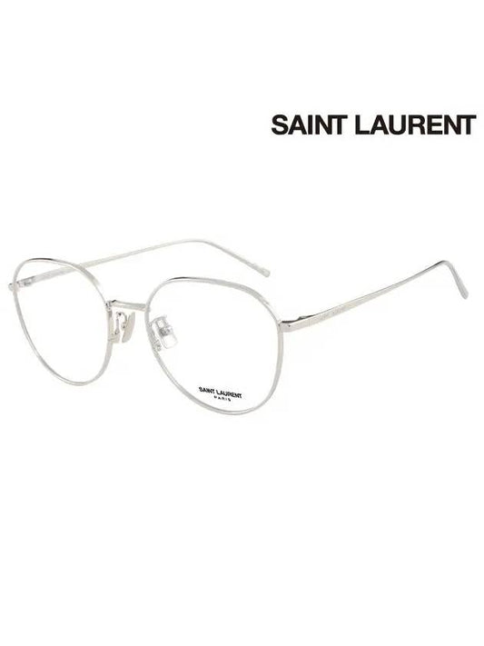 Glasses Frame SL484 002 Round Metal Men Women - SAINT LAURENT - BALAAN 1