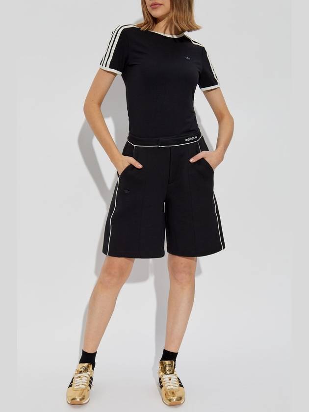 ADIDAS Originals Logo Shorts, Women's, Black - ADIDAS ORIGINALS - BALAAN 2