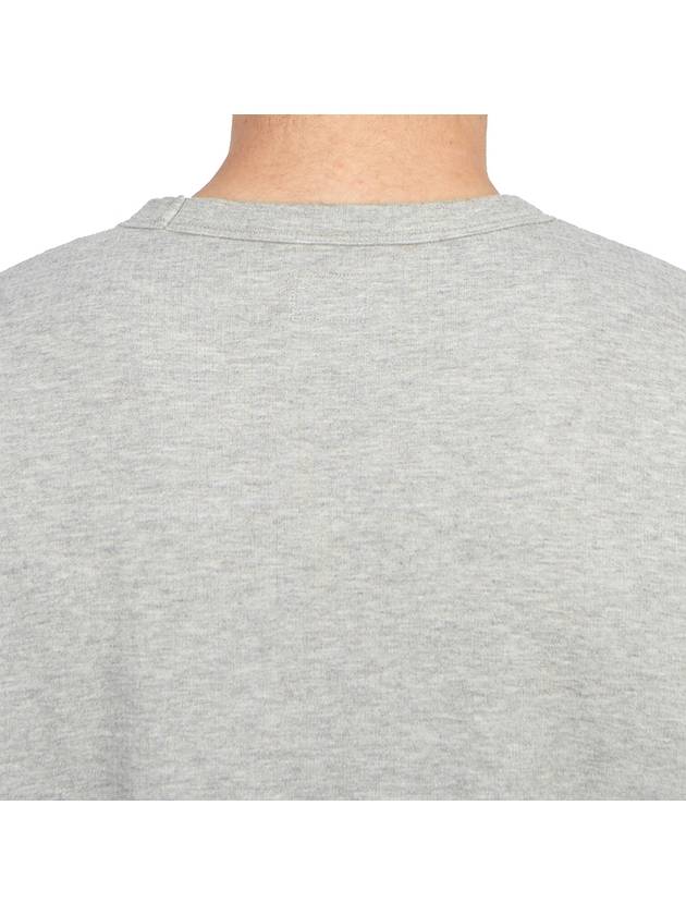 Light Fleece Sweatshirt Grey - CP COMPANY - BALAAN 8