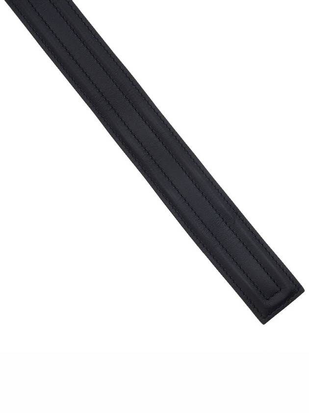 Y Project Wire Y buckle leather belt BELT27S24 BLACK SILVER - Y/PROJECT - BALAAN 9