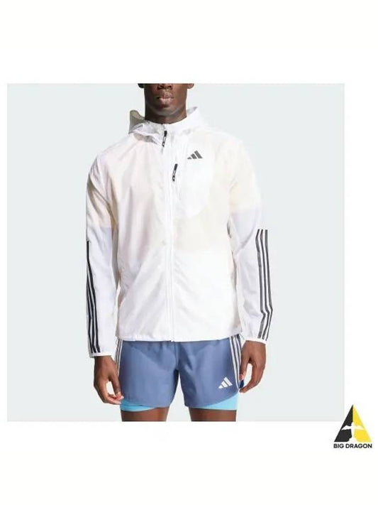 adidas Own the Run 3S Jacket IQ3845 - ADIDAS - BALAAN 1