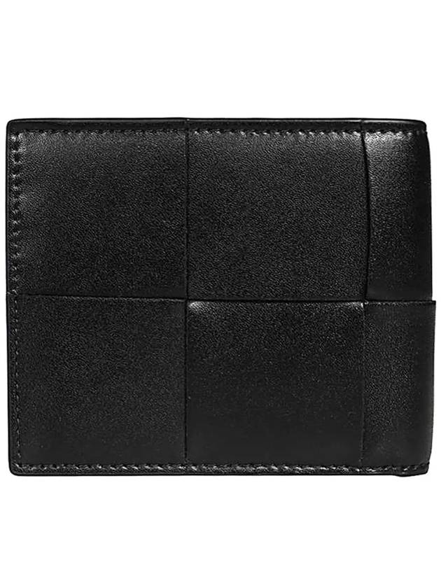 Intrecciato Cassette Half Wallet Black - BOTTEGA VENETA - BALAAN 3