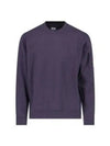 Diagonal Raised Fleece Lens Sweatshirt Purple - CP COMPANY - BALAAN 2