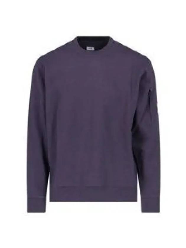 Diagonal Raised Fleece Lens Sweatshirt Purple - CP COMPANY - BALAAN 2