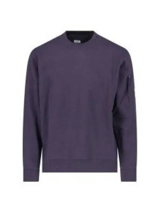 Diagonal Raised Fleece Lens Sweatshirt Purple - CP COMPANY - BALAAN 2