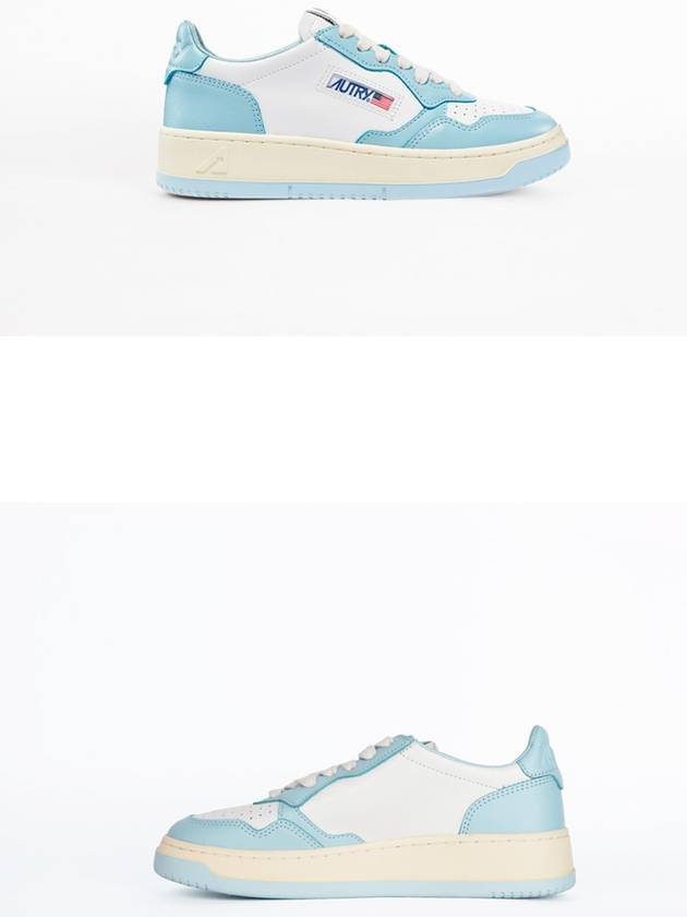 Women's Medalist Bi-Color Low-Top Sneakers Blue - AUTRY - BALAAN 4