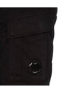 Lens Waffen Cargo Pants Black 13CMPA186A - CP COMPANY - BALAAN 4