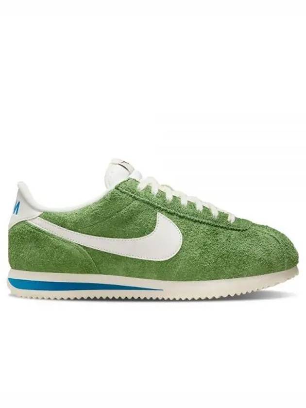 Cortez Low Top Sneakers Green Suede - NIKE - BALAAN 2