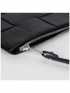 Intrecciato Weaving Strap Clutch Bag Black - BOTTEGA VENETA - BALAAN 6