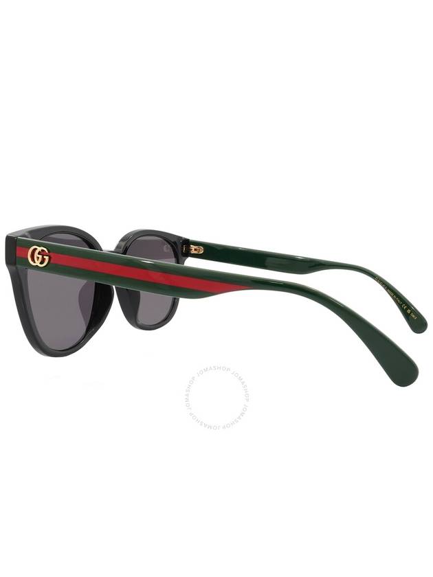 Eyewear Logo Web Cate Eye Sunglasses Black - GUCCI - BALAAN 4