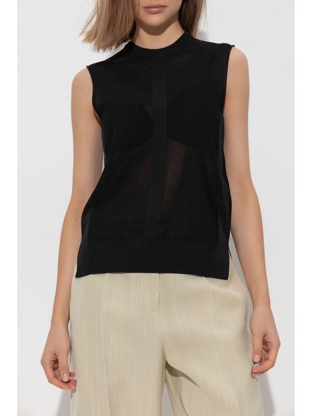 JIL SANDER Sleeveless Top, Women's, Black - JIL SANDER - BALAAN 3