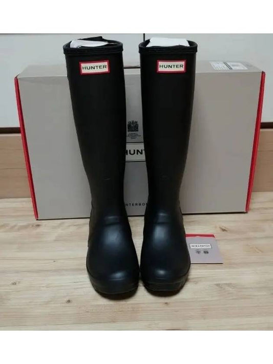 Original Bag Adjustable Rain Boots Black W ORG BACK WFT1001RMA - HUNTER - BALAAN 1