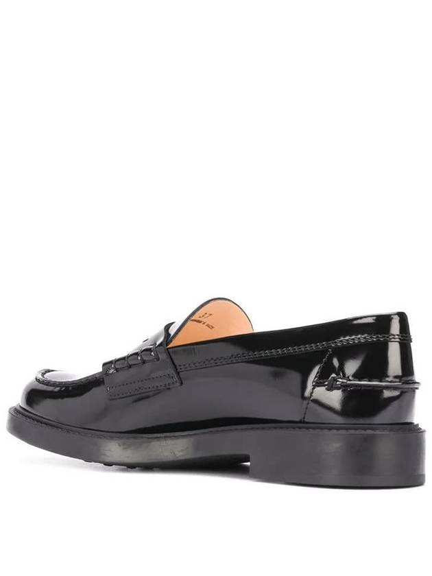 Women's Patent Leather Penny Loafers Black - TOD'S - BALAAN 4