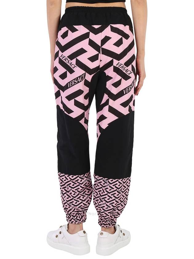 Versace Ladies Embroidered Paneled Printed Shell Track Pants, Brand Size 36 (US Size 0) - VERSACE - BALAAN 3