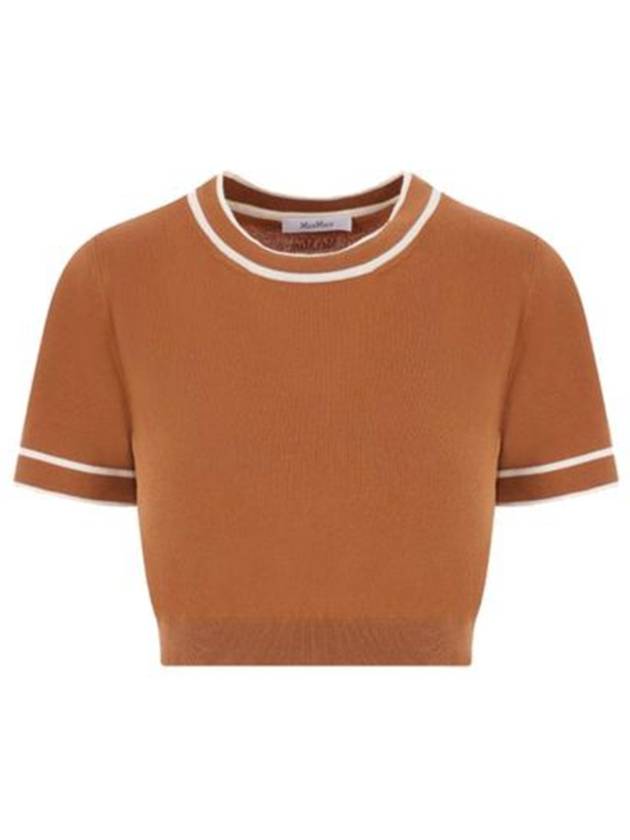 Contrast knit crop top 2411361042600 - MAX MARA - BALAAN 4