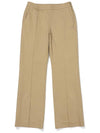 Front slit basic bootcut pants BEIGE WOMAN - MALBON GOLF - BALAAN 1