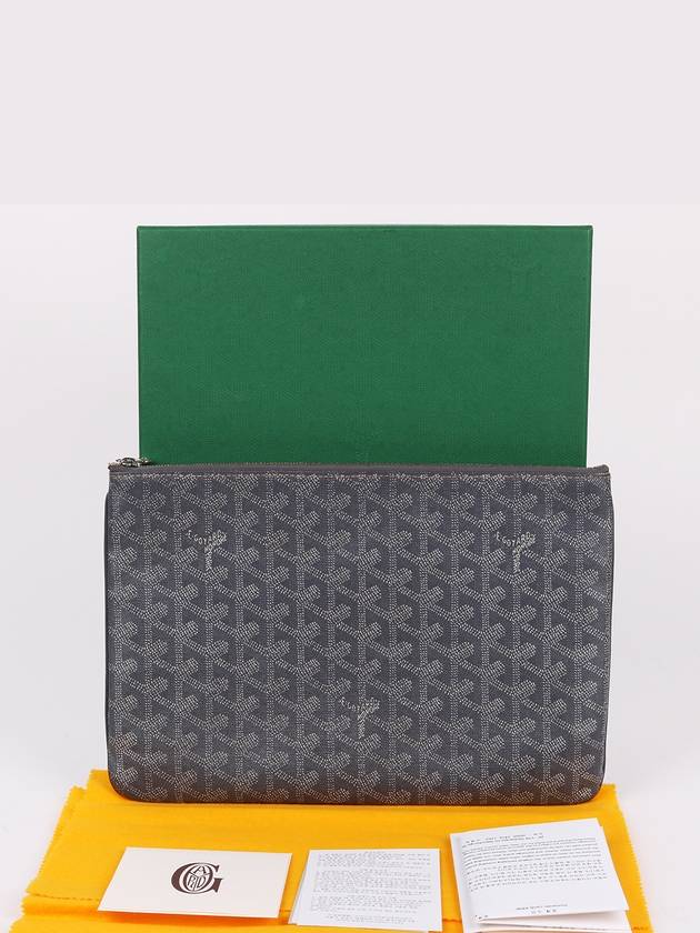 Special Gray Senna MM Clutch Bag - GOYARD - BALAAN 10