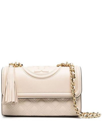 Small Fleming Convertible Shoulder Bag Ivory - TORY BURCH - BALAAN 2