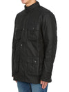 Corbridge Wax Zip-Up Jacket Black - BARBOUR - BALAAN 4