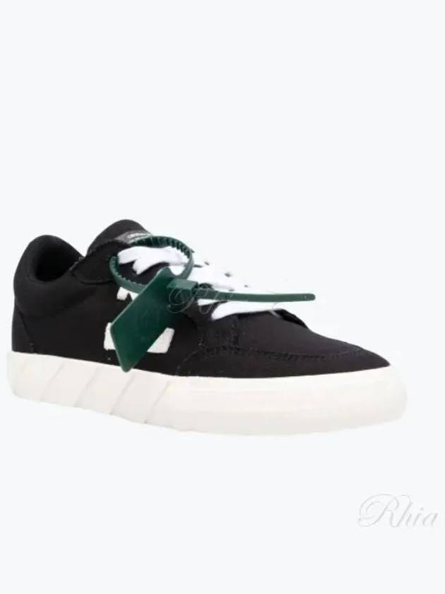 Canvas Low Top Sneakers Black - OFF WHITE - BALAAN 2