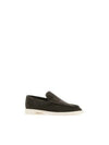 Astaire Suede Loafers Light Graphite - BOTTEGA VENETA - BALAAN 3