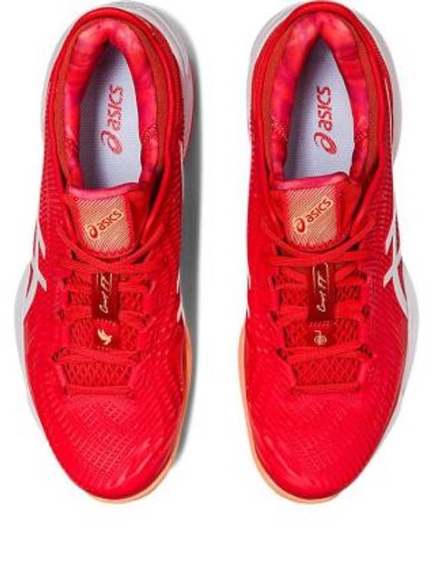 Court FF 3 Novak Clay Low Top Sneakers Fiery Red - ASICS - BALAAN 7