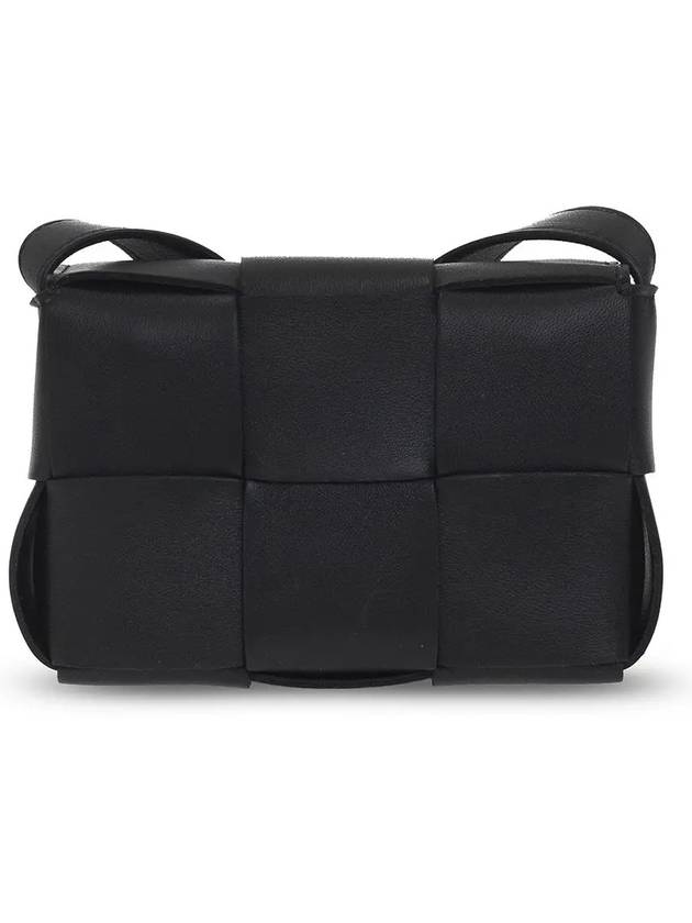 Intrecciato Cassette Small Cross Bag Black - BOTTEGA VENETA - BALAAN 4