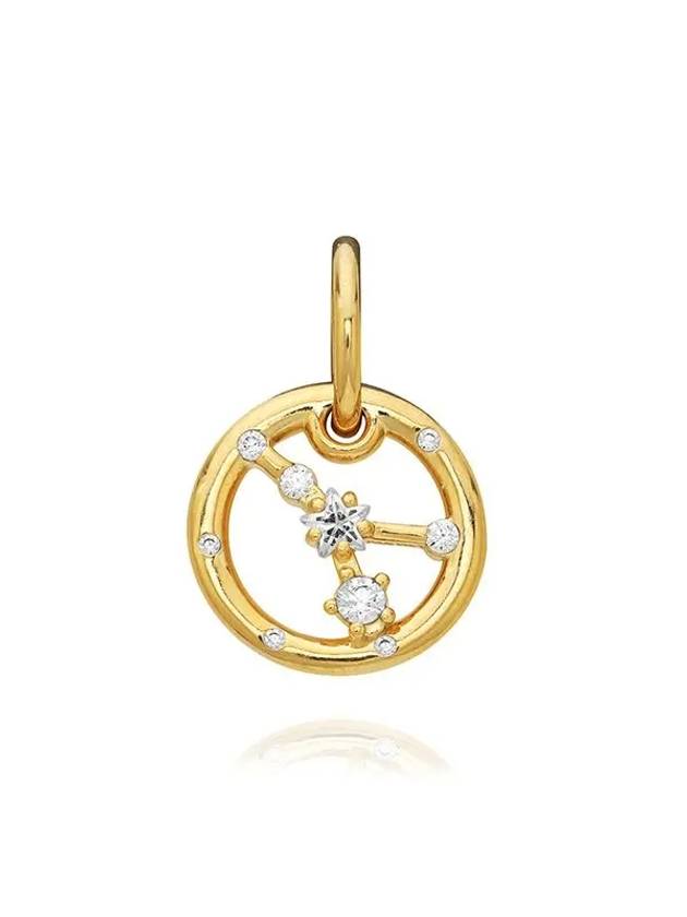 Cancer Zodiac Dangle Bracelet Charm Gold - PANDORA - BALAAN 5