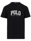 Logo Print Classic Cotton Short Sleeve T-shirt Black - POLO RALPH LAUREN - BALAAN 2