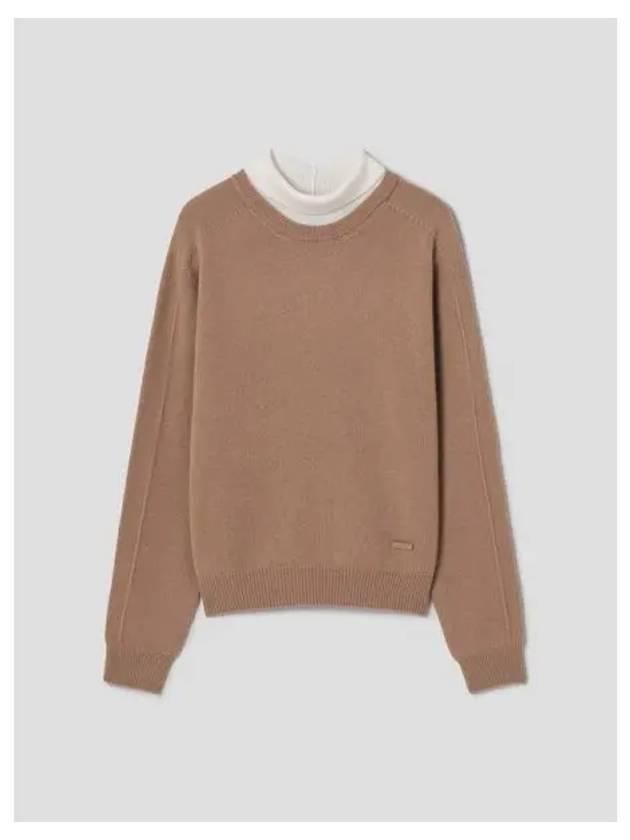 Cathy Whole Garment Turtleneck Pullover Knit Beige Domestic Product GM0024080167711 - JUUN.J - BALAAN 1