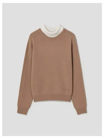 Cathy Whole Garment Turtleneck Pullover Knit Beige Domestic Product GM0024080167711 - JUUN.J - BALAAN 1