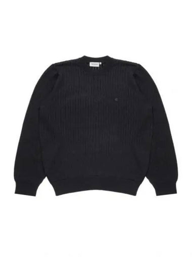 Calen Cotton Knit Top Black - CARHARTT WIP - BALAAN 1