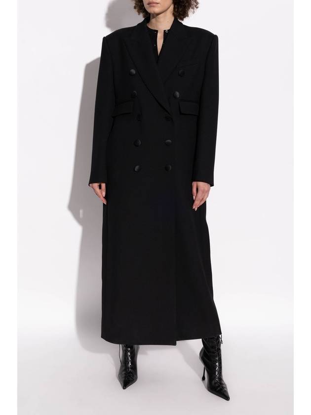 Dolce & Gabbana Wool Coat, Women's, Black - DOLCE&GABBANA - BALAAN 3