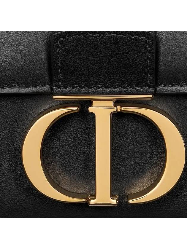 Miss Montaigne Smooth Calfskin Mini Bag Black - DIOR - BALAAN 10