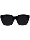 Eyewear Monochrome 03 Acetate Sunglasses Black - CELINE - BALAAN 3