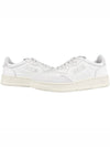 Suede Leather Low Top Sneakers White - AUTRY - BALAAN 2