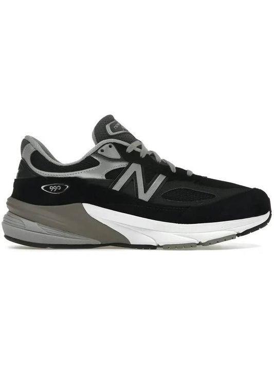 Men's 990 V6 Low Top Sneakers Black - NEW BALANCE - BALAAN 1