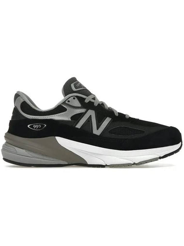 990v6 Low Top Sneakers Grey Black - NEW BALANCE - BALAAN 1