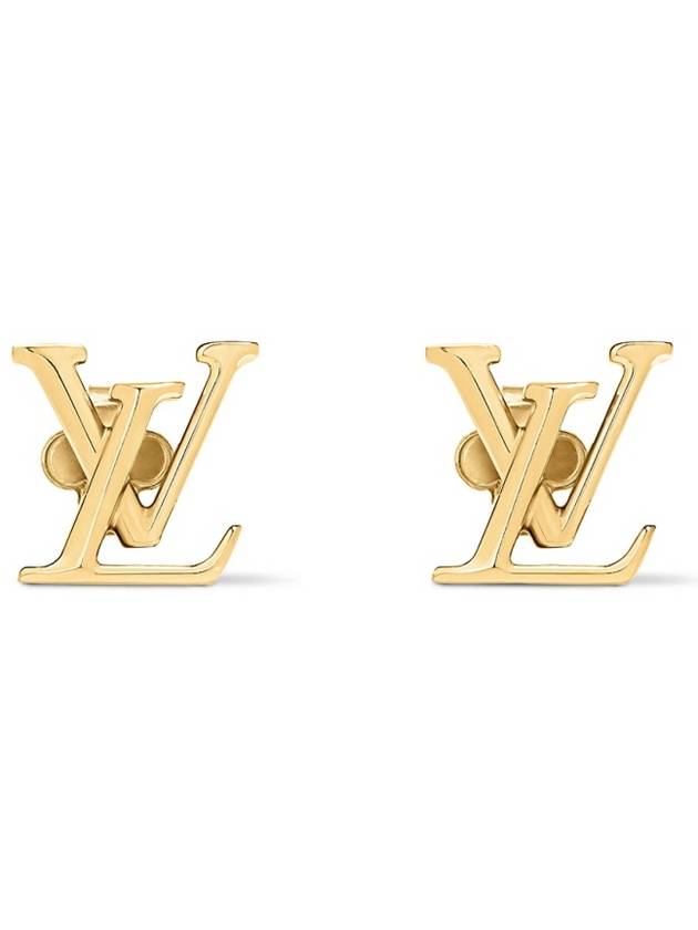 LV Iconic Earrings Gold - LOUIS VUITTON - BALAAN 5