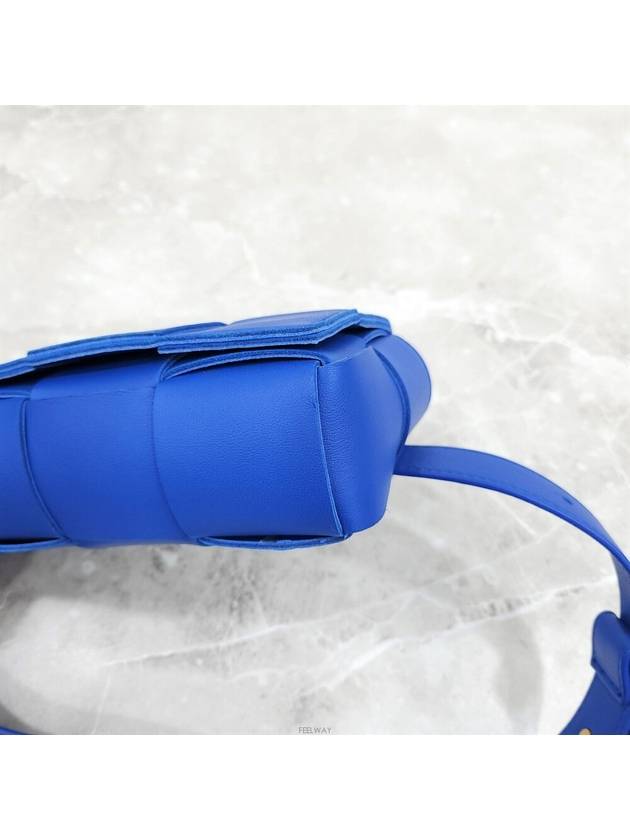 Lux You New Product Blue Mini Cassette Belt Bag - BOTTEGA VENETA - BALAAN 4