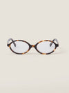 Eyewear Regard Tortoiseshell Acetate Frame Eyeglasses Honey - MIU MIU - BALAAN 4