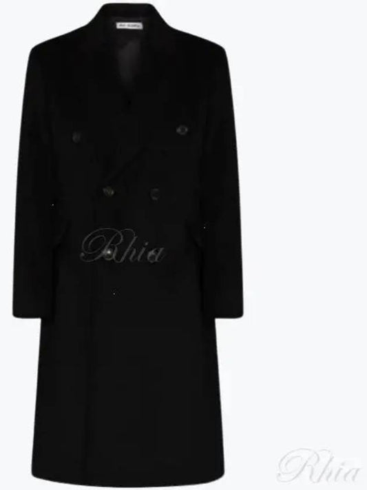 Men's Harry Wool Whale Coat Black - OUR LEGACY - BALAAN 2